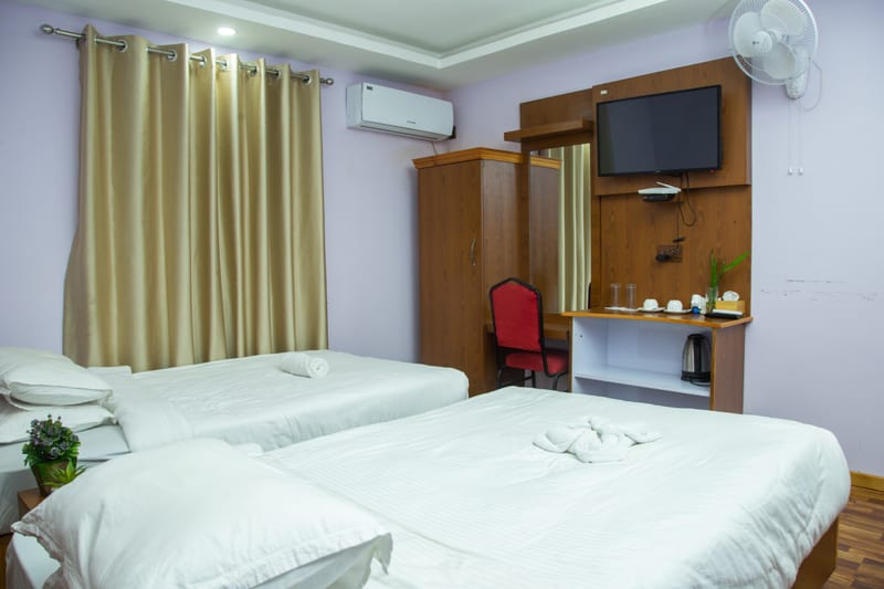Standard Twin AC room interior